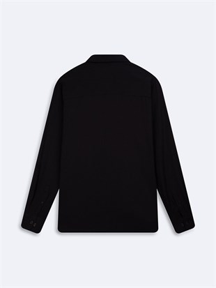 Ltb DOROLI Uzun Kollu Regular Basic Siyah Erkek Gömlek