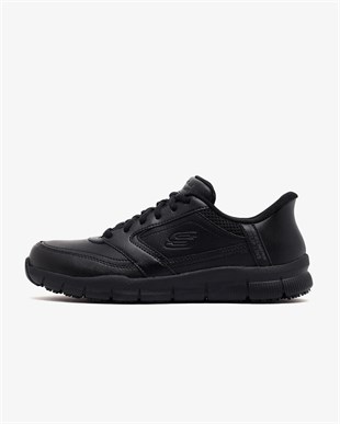 Skechers Nampa Portar Erkek Siyah Günlük kaymaz taban Slips-in Ayakkabı 200303 BLK