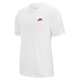 Nike Sportswear Club Erkek Beyaz Günlük Stil T-Shirt AR4997-100