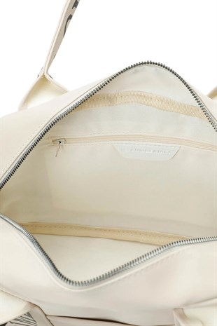 Lumberjack STN BZY DFL OMZ 6FX Bej Kadın Omuz Çantası