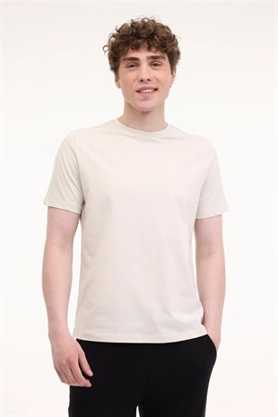 Kinetix MB PAM C 11SN220 6FX  Erkek Vizon Kısa Kol T-Shirt