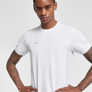 Lescon Erkek Futbol Kısa Kol  Beyaz T-Shirt 25B-1038