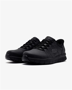 Skechers Kaymaz taban Work Nampa Kadın Ayakkabı- 108214-BLK