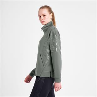 Lescon Kadın Fermuarlı Kapüşonlu Sweatshirt 25N-2129