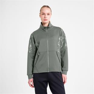 Lescon Kadın Fermuarlı Kapüşonlu Sweatshirt 25N-2129