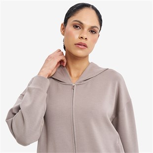Lescon Kadın Fermuarlı Kapüşonlu Sweatshirt 26S-2221-26N