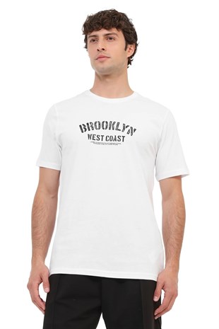 Kinetix  6M ML WEST 11KMS02 6FX BEYAZ T-Shirt