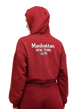 Kinetix WL 17ARIA BTS-K18 5PR Bordo Fermuarlı Sweatshirt 102032966