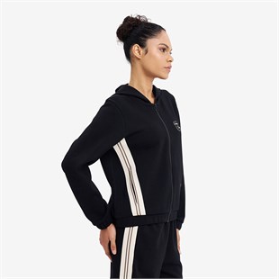 Lescon Kadın Fermuarlı Kapüşonlu Sweatshirt 26N-2120
