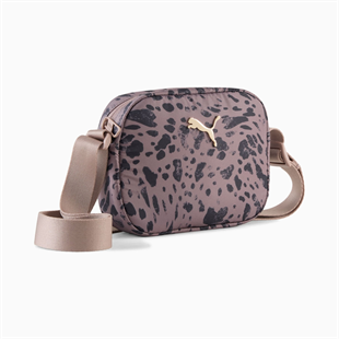 Puma Pop Crossbody  Kadın Leopar Kahverengi Omuz Çantası 09133808