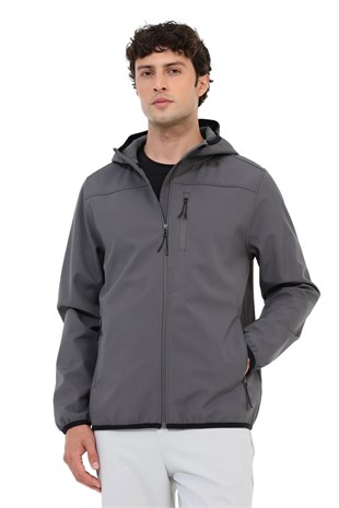 Kinetix ML BASIC Softshell 6PR Erkek Antrasit Mont