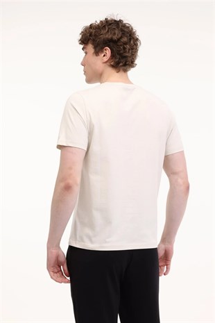 Kinetix MB PAM C 11SN220 6FX  Erkek Vizon Kısa Kol T-Shirt