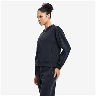 Lescon Kadın Fermuarlı Kapüşonlu Sweatshirt 26N-2101