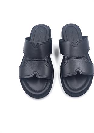 HAMMERJACK MATERA GERÇEK DERİ ERKEK TERLİK SİYAH 905 2510-M