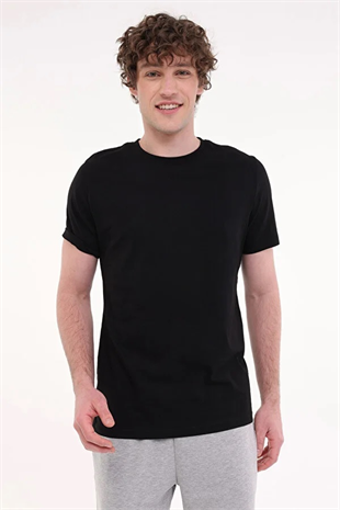 Kinetix MB PAM C 11SN220 6FX Siyah Erkek Kısa Kol T-Shirt