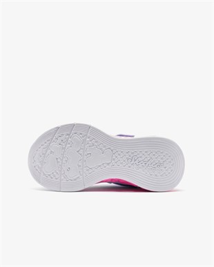 Skechers Flutter Heart Lights Groovy Swirl 303253L LVAQ Büyük Kız Çocuk Mor Işıklı Spor Ayakkabı
