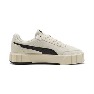 Puma Carina Mia Suede Bej Kadın Sneaker Ayakkabı