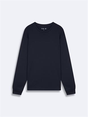 Ltb Mıhele New Sıfır Yaka Uzun Kollu Regular Fit Sweatshırt
