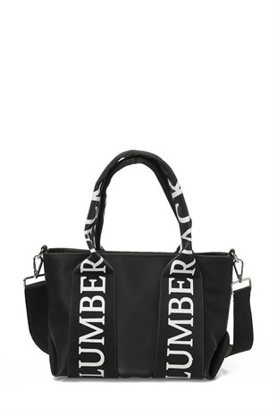 Lumberjack STN BZY KLN EL 6FX Siyah Kadın El Çantası