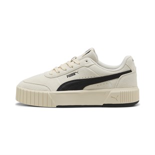 Puma Carina Mia Suede Bej Kadın Sneaker Ayakkabı