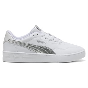 Puma Court Lally Metallic Whisper Kadın Beyaz Sneaker Ayakkabıı 40605802