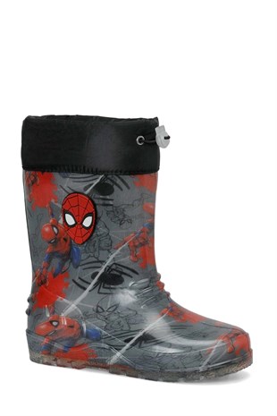 Spiderman JORD SPD.P Siyah Erkek Çocuk Yağmur Çizmesi
