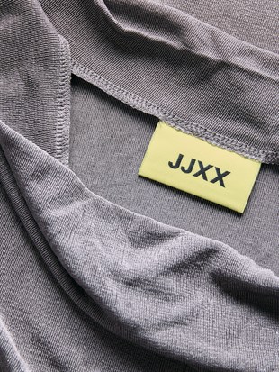Jack & Jones JJXX Jxeva Asym Shine Sl Top Jrs Ln Kadın T-shirt