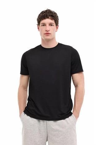 Kinetix MB PTK 11BS106 6FX Siyah Erkek Kısa Kol T-Shirt