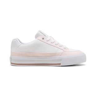 Puma Court Classic Vulcanised Formstrip Krem Kadın Spor Ayakkabı