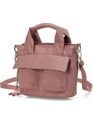 Lumberjack KRKL COKCEPLI EL 6FX Gül Kurusu Kadın El Çantası