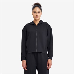 Lescon Kadın Fermuarlı Kapüşonlu Sweatshirt 26N-2105