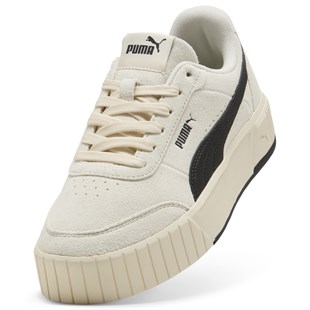 Puma Carina Mia Suede Bej Kadın Sneaker Ayakkabı