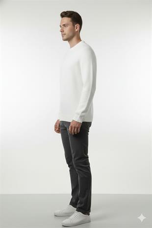 Figo Selanik örgülü Bis Yaka kazak