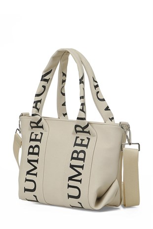 Lumberjack STN BZY KLN EL 6FX Bej Kadın El Çantası
