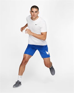 Nike Dri-Fit Erkek Beyaz Antrenman Tişört AR6029-100