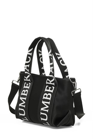 Lumberjack STN BZY KLN EL 6FX Siyah Kadın El Çantası