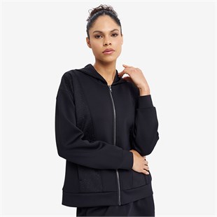 Lescon Kadın Fermuarlı Kapüşonlu Sweatshirt 26N-2134