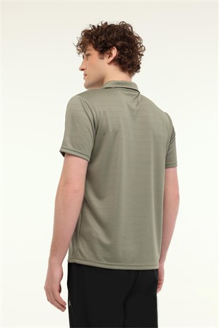 Lumberjack MB CT461 SHERMAN T-SH 5FX Haki Erkek Kısa Kol T-Shirt
