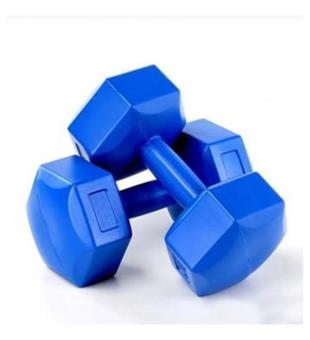 CAN SPORT Dambıl Seti 4 Kg X 2 Adet 8 Kg Köşeli Mavi Plastik Ağırlık seti