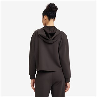 Lescon Kadın Fermuarlı Kapüşonlu Sweatshirt 26N-2105