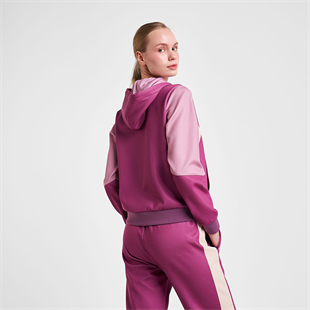 LESCON 25N-2131 Kadın Fermuarlı Kapüşonlu Sweatshirt