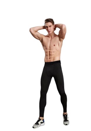 Özel Üretim Erkek Koşu Taytı Erkek Sporcu Taytı İç Cepli Tayt Siyah Tayt  Jogging Taytı Uzun tayt Kışlık Tayt 