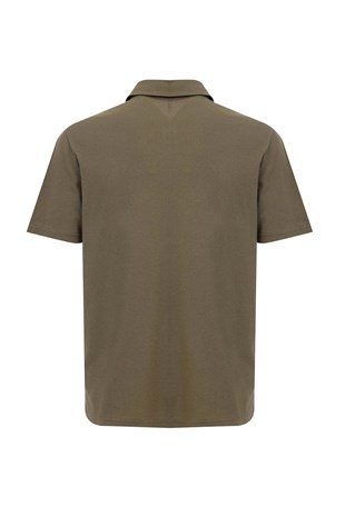 Kinetix MB LEGATO 12BS501 6FX Haki Erkek Polo Yaka Kısa Kol  T-Shirt
