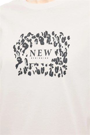 Kinetix WL 11PATRICA 6FX Ekru Kadın Kısa Kol T-Shirt