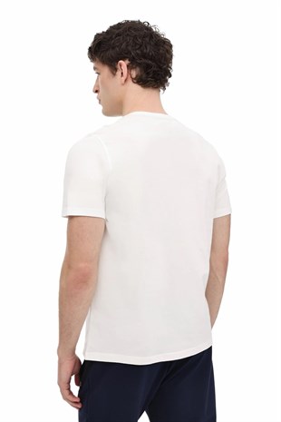 Lumberjack ML OKINA 11ID1-104 6FX Beyaz Erkek Kısa Kol T-Shirt