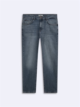 Ltb RENAR L MAELO Daralan Paça Orta Bel Mid Indigo Erkek Jean Pantolon