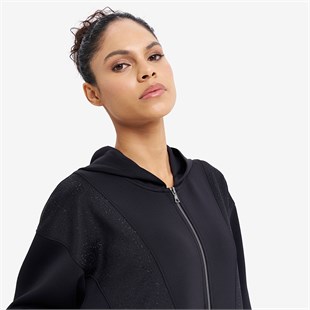 Lescon Kadın Fermuarlı Kapüşonlu Sweatshirt 26N-2134
