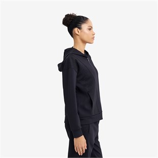 Lescon Kadın Fermuarlı Kapüşonlu Sweatshirt 26N-2134