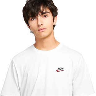 Nike Sportswear Club Erkek Beyaz Günlük Stil T-Shirt AR4997-100