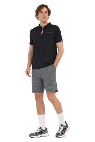 Lumberjack ML RENATO 12ITL1016 6FX Siyah Erkek Kısa Kol T-Shirt